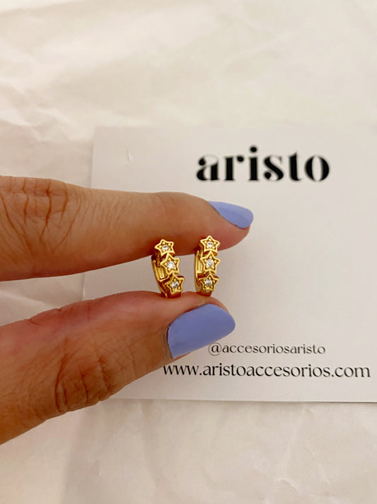 Argollas mini star