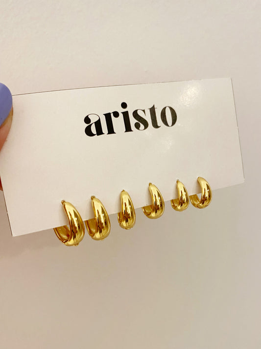 Set de argollas Kelly