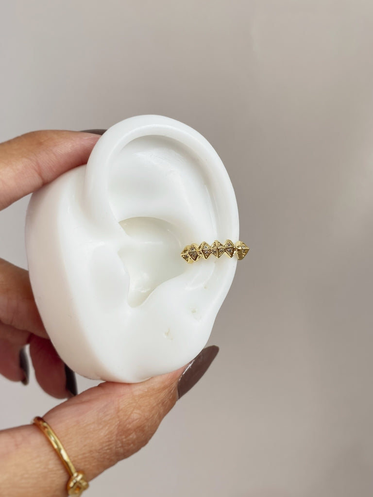 Earcuff rombo