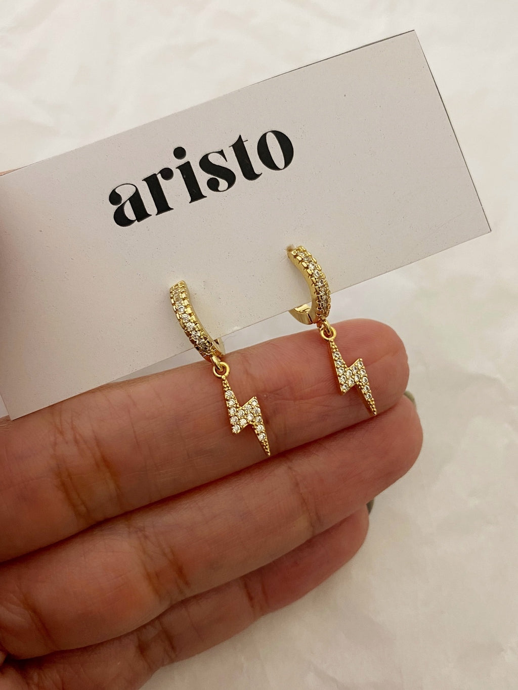Argollas Rayo zirconia