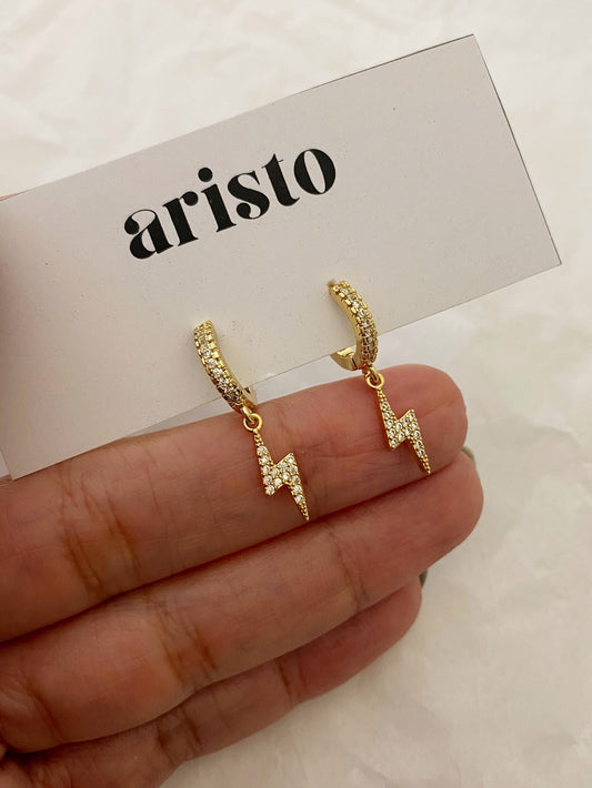Argollas Rayo zirconia