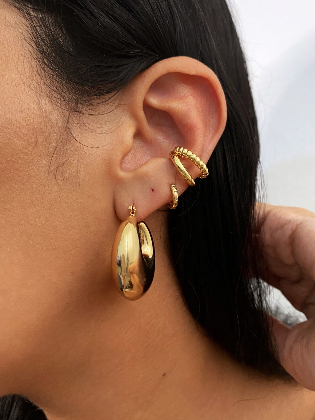 Earcuff doble gold
