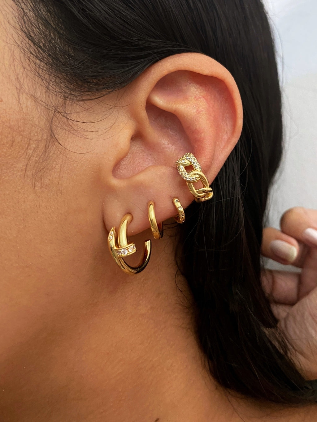 Earcuff Link zircon