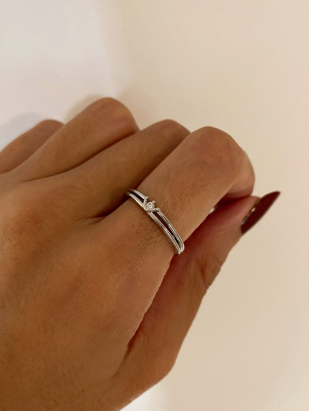 Anillo Aria silver