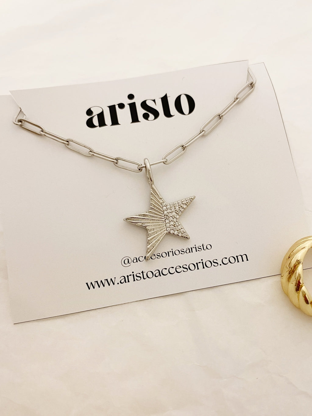Collar Estelle silver