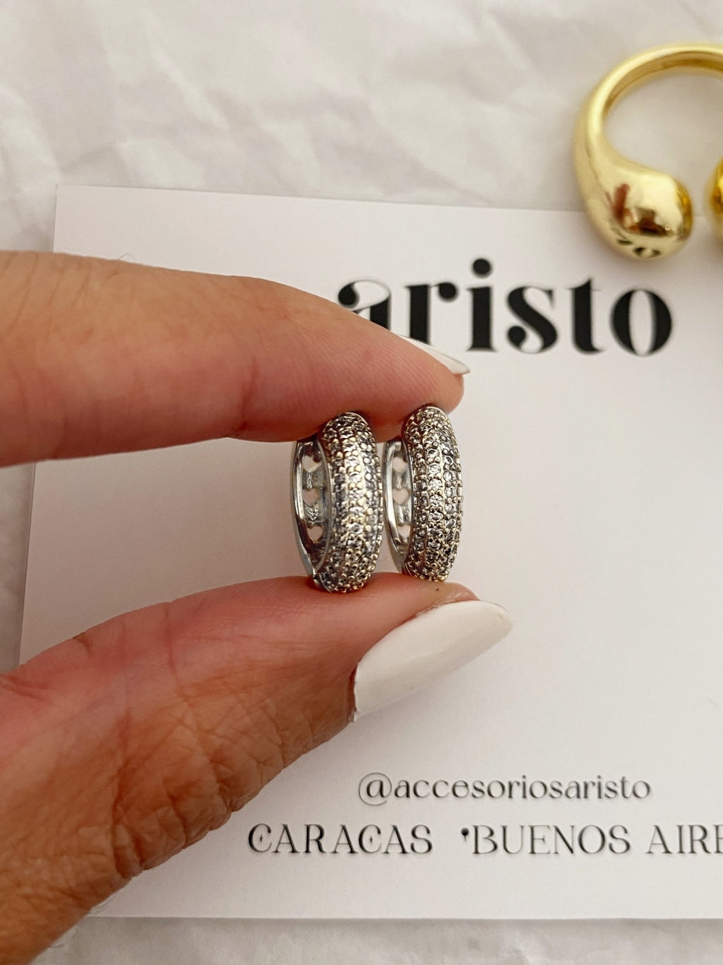 Argollas Kim silver
