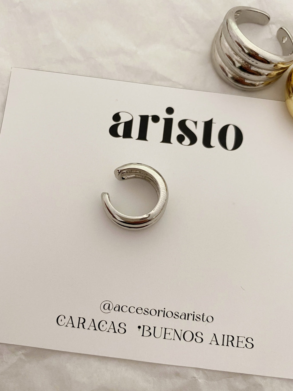 Earcuff Bonnie silver