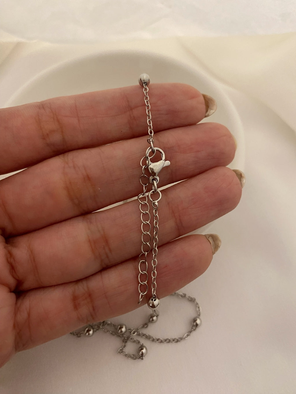 Collar balines silver