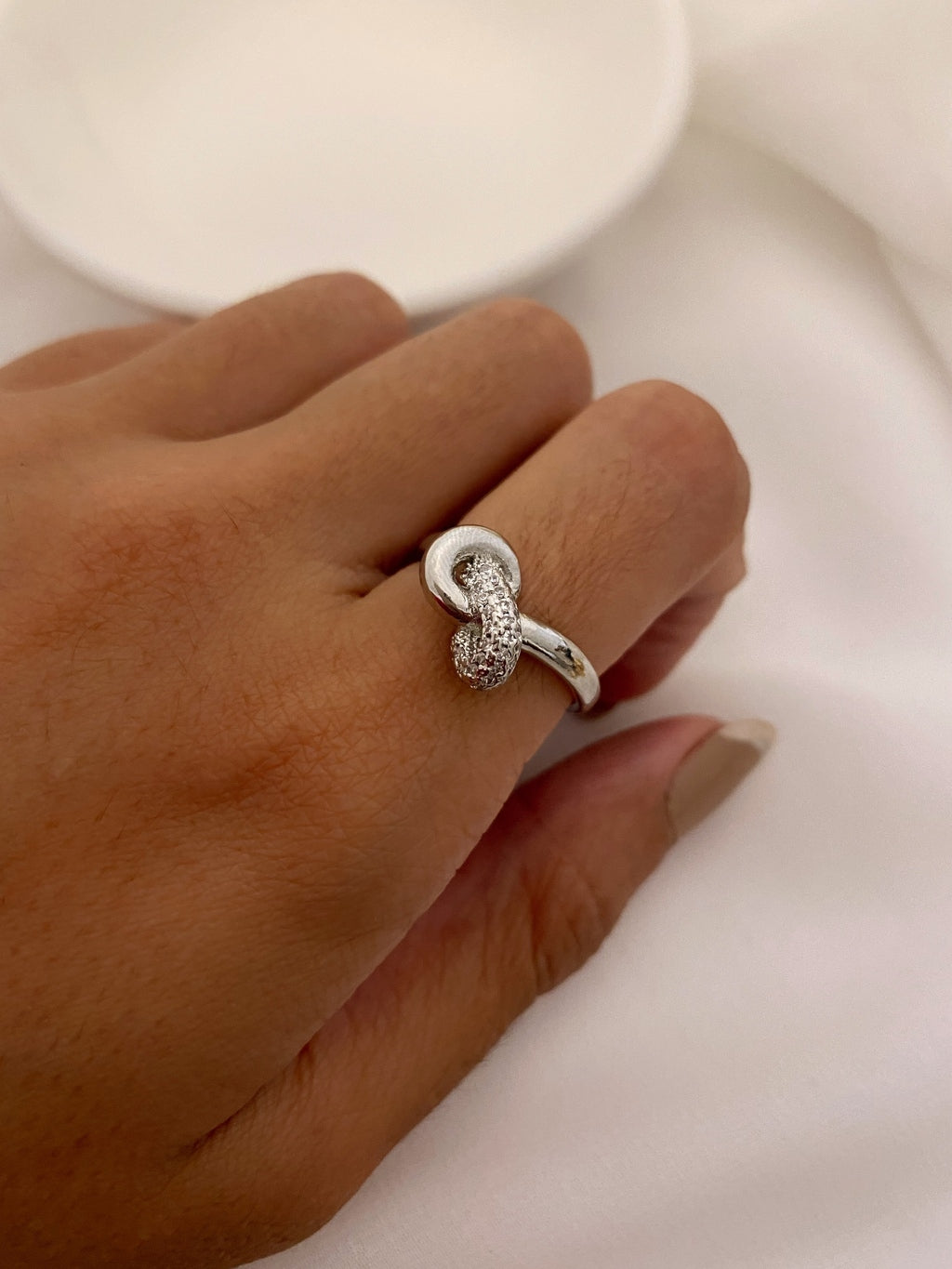 Anillo nudo silver