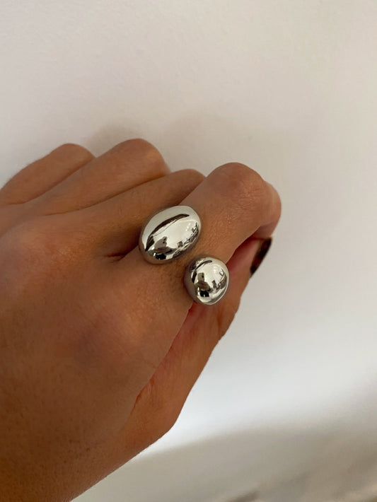Anillo Amber silver