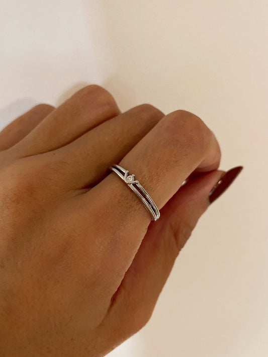 Anillo Aria silver