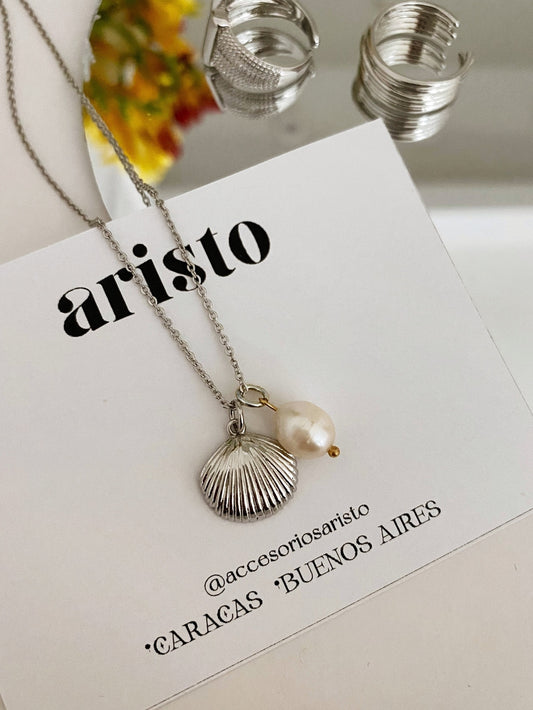 Collar Cornelia silver