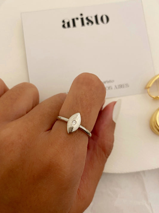 Anillo Liliana silver