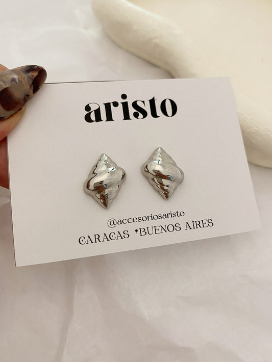Zarcillos Cameron silver