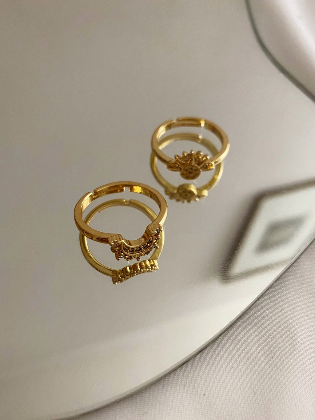 Dúo anillos Moonlight