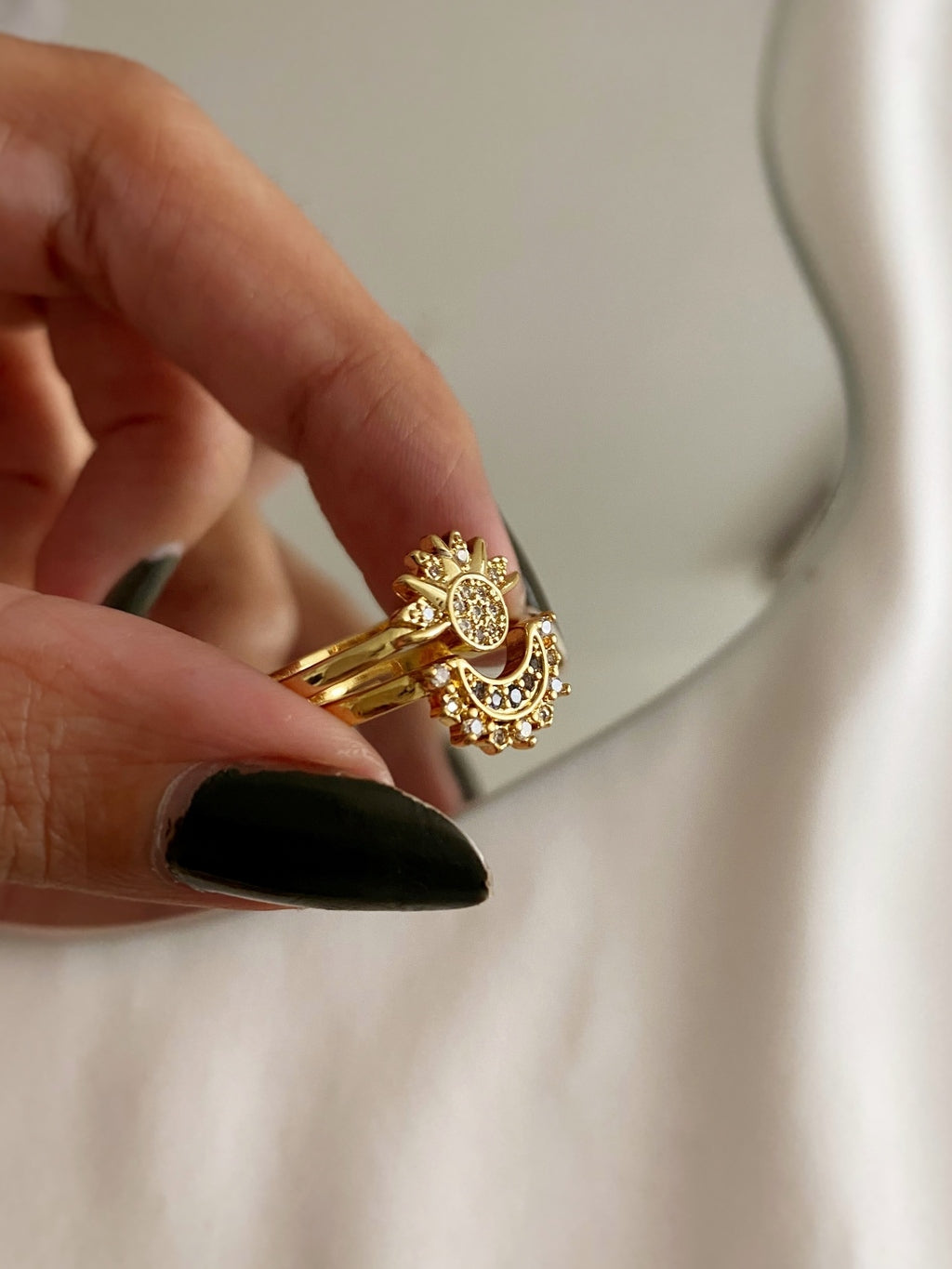 Dúo anillos Moonlight