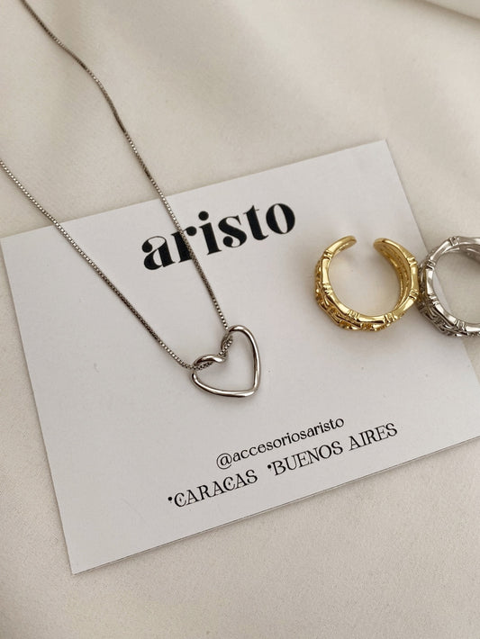 Collar Mónica silver
