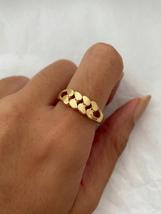 Anillo link gold