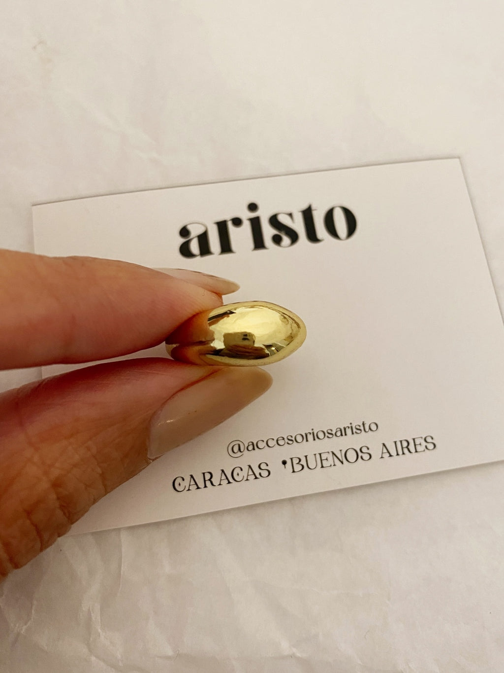 Earcuff chunky gold